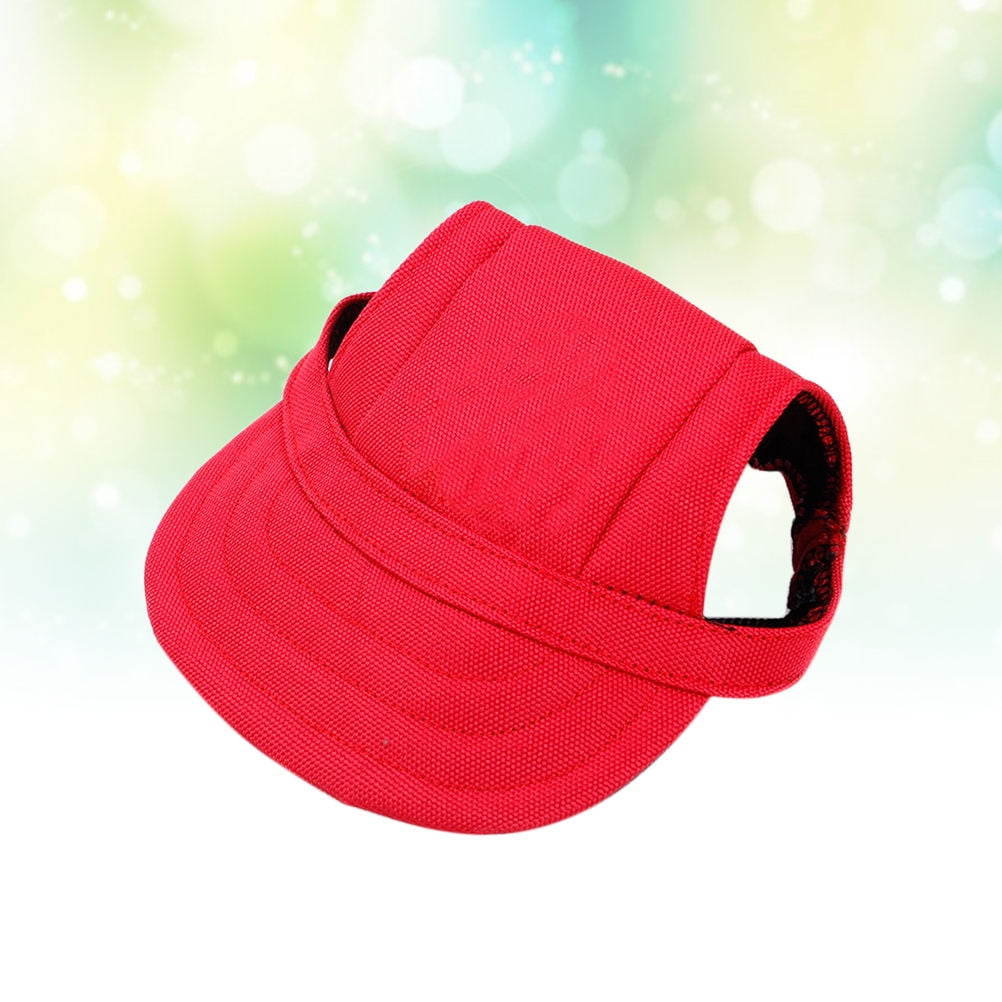 SWETRACE Red Pet Baseball Hat Soft Comfortable for Outdoor Activities