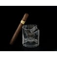 thumbnail image 3 of Old Fashioned Cigar Whiskey Glass with Top Mounted Cigar Holder - Gift for Men Who Have Everything, 3 of 9