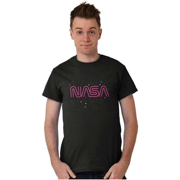 NASA Worm Logo Star Constellation Men's Graphic T Shirt Tees Brisco Brands S