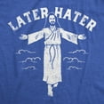 thumbnail image 2 of Mens Later Hater Funny Jesus Graphic Tee Sarcastic Christian Tee for Men Graphic Tees, 2 of 9