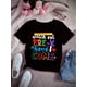 thumbnail image 1 of Camiseta de primer día de preescolar para niñas - Camiseta de algodón de manga corta y cuello redondo, camiseta juvenil para la vuelta al cole, camisetas informales para niñas, camiseta de bienvenida, 1 of 6