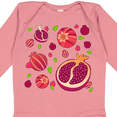 thumbnail image 4 of Inktastic Pomegranate Fruit Party Boys or Girls Long Sleeve Baby Bodysuit, 4 of 5