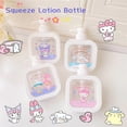 thumbnail image 3 of Sanrioed Cinnamoroll Hello Kitty Melody Kuromi Pochacoo-botella de loción exprimible, líquido de lavado de manos portátil, botella vacía, 3 of 4