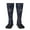 2 Black-2, variant on Copper-Gold Gloss Outline Cherry Print Thigh High Socks Extra Long Stretchy Sock Women Over Knee High Opaque Stocking Daily Wear