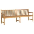 thumbnail image 1 of vidaXL Garden Bench 228 cm Solid Teak Wood, 1 of 5