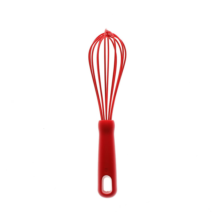 Iconikal 12-Inch Collapsible 2-in-1 Balloon/Flat Whisk, Green