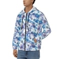 thumbnail image 3 of Naloa Icy Blue Snowflakes Men’s Hoodies, Zip up Hoodie, Sweatshirts,Hoodies for Men Sizes S-3XL-X-Large, 3 of 5