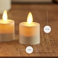 thumbnail image 4 of Juego de 2 velas LED recargables sin llama Luminara, 4 of 6