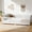 White, variant on Sailvan Full Floor Bed with Fence and Door, Solid Rubber Wood Kids Platform Bed Frame Espresso
