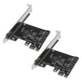 thumbnail image 1 of 2X PCIe PCI Express to SATA3.0 2-Port SATA III 6G Expansion Controller Card Adapter, 1 of 5