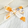 thumbnail image 5 of WIBACKER Newborn Baby Girl Fall Skirt Outfit Shoulder Big Bowknot Ruffles Romper Bloomers Skirt Headband Infant Winter Set, 5 of 10