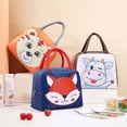 thumbnail image 5 of Lovely Portable Bear Tiger Oxford Colorful Cow Insulation Bag Lunch Bag Food Thermal Bag Milk Bottle Case E, 5 of 8