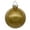 Gold, variant on Vickerman 4" Clear Ball Christmas Ornament with Yellow Glitter Interior, 6 Pieces per bag