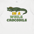 thumbnail image 4 of Inktastic In a While Crocodile with Cool Green Crock in Sunglasses Boys or Girls Baby T-Shirt, 4 of 5