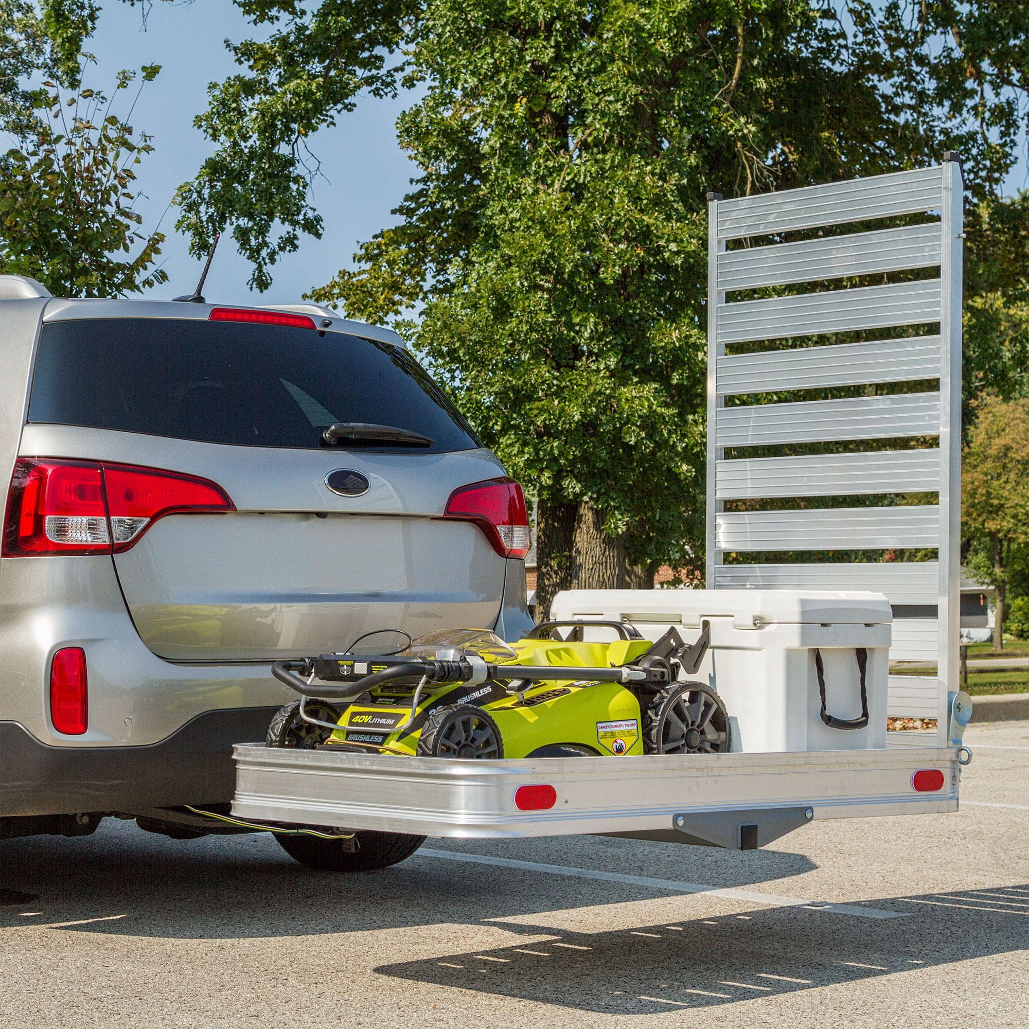 Hitch Cargo Carrier with Ramp, Class III or IV, 500 lb, Elevate Outdoor