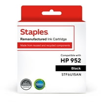 Staples  Black Standard Yield Ink Cartridge Replacement for HP 952 (STF6U15AN)