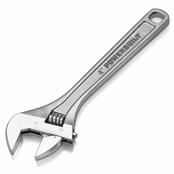 Powerbuilt 4 Inch Adjustable Wrench - 944039