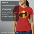 thumbnail image 6 of Junior's The Incredibles Classic Logo Graphic Tee Red Small, 6 of 7