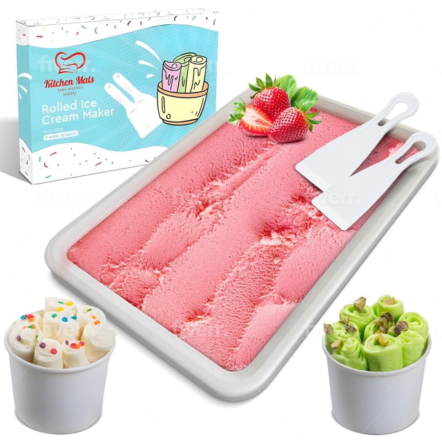 Máquina para hacer helados enrollados Jage Kitchen Supply, extra grande