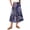 Light Purple, variant on Womens Maxi Skirt Drawstring High Waisted Summer Long Skirts Lightweight Tiered Flowy Floral Pleated Skirts Blue L