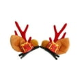 thumbnail image 2 of Dserhfy 1 Pair Christmas Reindeer Antler Hair Clip Cute Elk Santa Claus Hairpin for Women Girls Children Princess Hair Accessories, 2 of 8