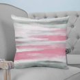 thumbnail image 4 of Pink Grey Ombre 20x20 Pillow Covers Set of 2, Abstract Art Oil Painting Modern Throw Pillow Covers Decorative Couch Cushion Case, Microfiber Square Pillowcases for Bedroom Car Living Room, 4 of 7