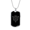 Military Chain (Gold), variant on Sacred Geometry Abstract Symbol Circle Triangle Dog Tag Necklace Stainless Steel 24" Chain Silver Tone or Gold Tone