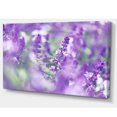thumbnail image 2 of Beautiful Purple Mint Flowers - Large Flower Canvas Wall Art, 2 of 3