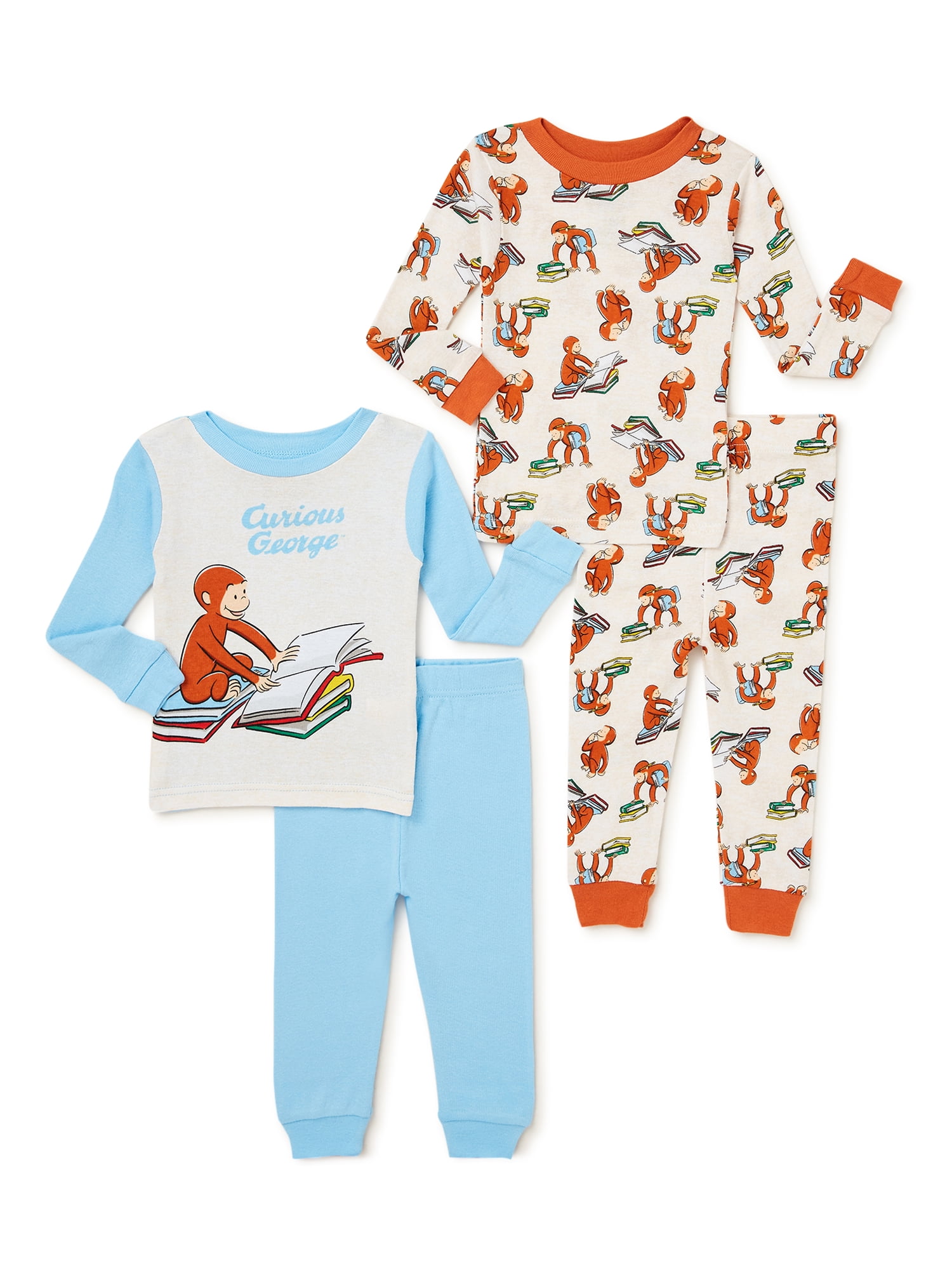 New Mothercare Baby Boys Toddler White/Red 2 Piece Pyjama Pajama Pj Set 