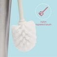 thumbnail image 4 of Home Basics Brushed Stainless Steel Tapered Toilet Brush, 4 of 10