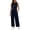 Blue-n1La, variant on Women 2 Piece Matching Sets Ladies Sleeveless Crop Top Trousers Set Womens Summer Casual Loungewear Outfit L2 Orange