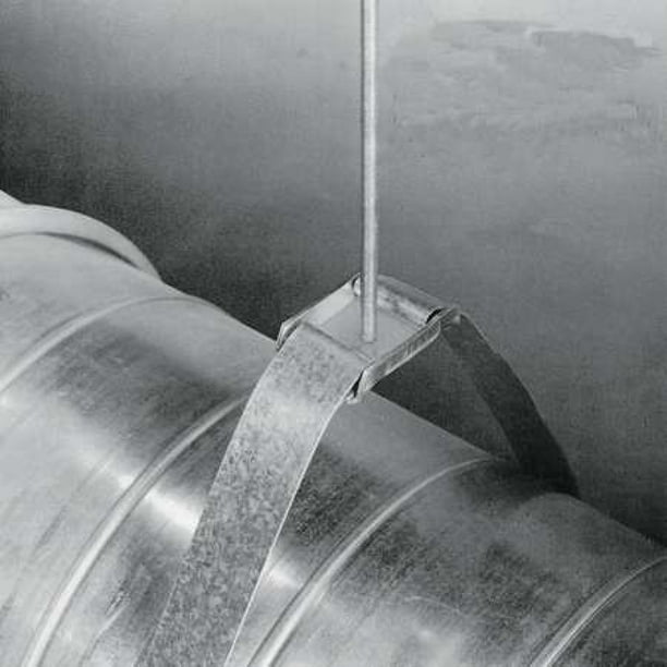 DUCTMATE GRDM4703GA Steel Round Duct Strap Hanger, Up to 50", PK5