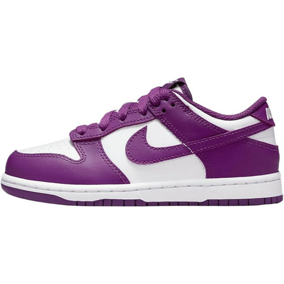 Little Kid's Nike Dunk Low White/Viotech-White (FB9108 110) - 2.5
