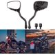 thumbnail image 1 of Chrome 8mm/10mm Motorcycle Skull Skeleton Rearview Side Mirrors Compatible With Honda Yamaha Kawasaki Suzuki Aprilia, 1 of 5