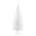 thumbnail image 1 of HOMCOM Pencil Christmas Tree, Slim Xmas Tree with Realistic Branches, 1 of 9