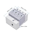 thumbnail image 2 of Dispositivo de protección contra sobretensiones CA 420V 4P 40KA pararrayos hogar a prueba de trueno Tomshoo protector actual, 2 of 7