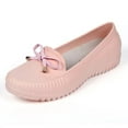 thumbnail image 6 of IUJSOY Womens Loafers Waterproof Rain Shoes Slip on Bowknot Garden Shoes Nurse Walking Shoes, 6 of 7