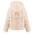 thumbnail image 5 of Manteaux d'Hiver Chauds pour Femmes Fausse Fourrure Veste Chaude Manches Longues, 5 of 5