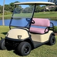 thumbnail image 3 of Aplkyhs Pink Spot Print Universal Golf Cart Seat Covers Golf Cart Breathable Material Fit for Most Club Car, Easy to Install, Golf Cart Front Seat Covers Soft and Comfortable, 3 of 7