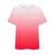 thumbnail image 4 of Plus Tamaño de las Mujeres Blusas, Cuello en V Casual Suelto Manga Corta Superior, Impresión Blusa Poliéster Spandex, 4 of 8