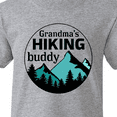 thumbnail image 4 of Inktastic Grandma's Hiking Buddy with Mountains and Trees Youth T-Shirt, 4 of 5