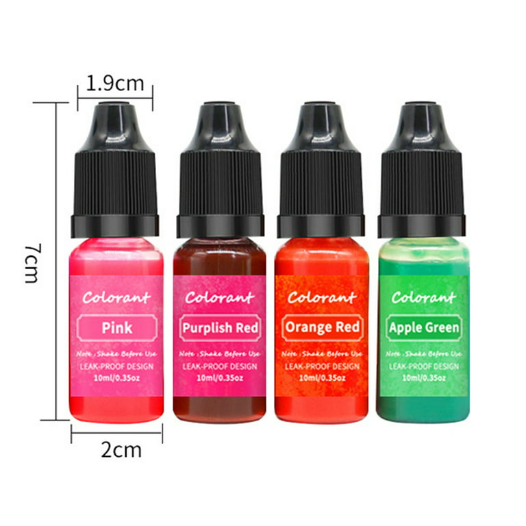 Candle Coloring for Soy Dyes 0.35oz/10 ml 20 Colors Liquid Candle