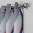 thumbnail image 7 of Mainstays Grommet Top Blackout Curtain Panel, 1 Panel, Blue Helix, 40" W x 84" L, 7 of 7