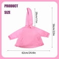 thumbnail image 2 of AZXY Casual Pink Hoodie Porch Goose Outfit - Funny Sweatshirt Costume for 23" Lawn Goose Statue, Perfect for Everyday & Party Outdoor Yard Decor, 2 of 5