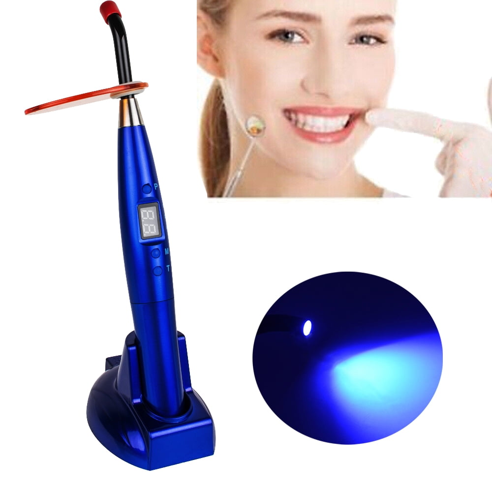 New Dental 5W Wireless Cordless LED Curing Light Lamp 1500mw With