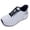 Whiteblack, variant on Wide Toe Box Walking Shoes for Women Arch Support Sneakers Plantar Fasciitis Orthotic Tennis Shoes for Foot Pain Relief, US Size 8.5