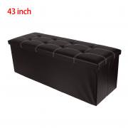 Jeobest Folding Storage Ottoman 43 Inch Folding Storage Ottoman