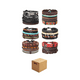 thumbnail image 1 of 26 Pcs Ajustable Trenzado Vintage Cuero Brazalete Multicapa Belug Multicolor, 1 of 5