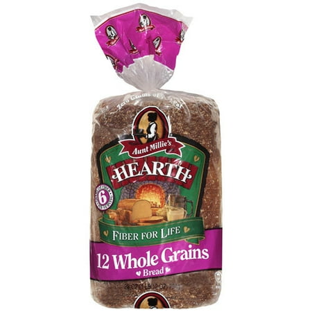 Perfection Bakeries Aunt Millies Fiber for Life 12 Whole Grains Bread, 28 oz