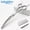 Silver, variant on wingsbro Dog Down Curved Thinning Scissors, 7 inches Sharp Pet Grooming Scissors, Pet Shears for Groomer
